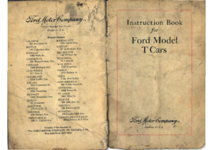 1911 Ford Model-T Instruction Book
