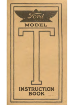1913 Ford Model-T Instruction Book