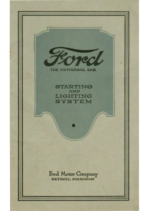 1919 Ford Starting Lighting System V2