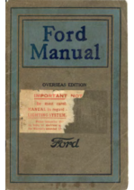 1920 Ford Owners Manual CN
