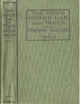 1917 Ford Car, Truck & Fordson Tractor Manual