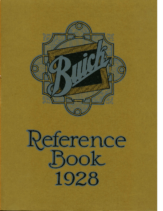 1928 Buick Reference Booklet