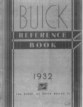1932 Buick Reference Book