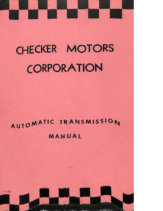 1962 Checker Automatic Transmission Manual