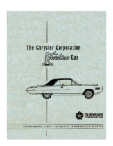 1963 Chrysler Turbine Engineer Book