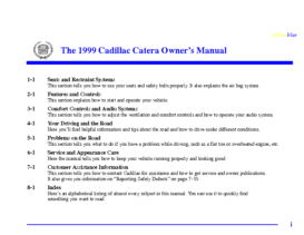 1999 Cadillac Catera