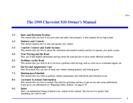1999 Chevrolet S10