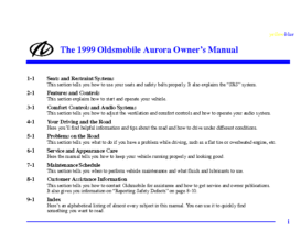 1999 Oldsmobile Aurora