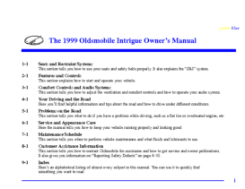 1999 Oldsmobile Intrigue