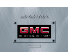 2000 GMC Savana