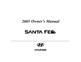 2005 Hyundai Santa Fe OM