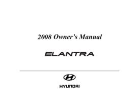 2008 Hyundai Elantra OM