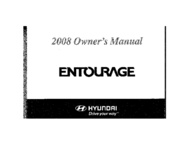 2008 Hyundai Entourage OM