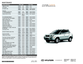 2008 Hyundai Tucson QRG