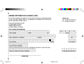 2010 Hyundai Owners Handbook & Warranty Info