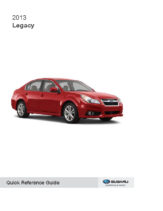2013 Subaru Legacy QRG