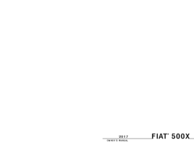 2017 Fiat 500X