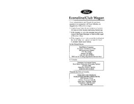 1996 Ford Econoline-Club Wagon