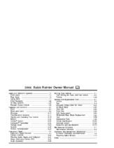 2004 Buick Rainier OM