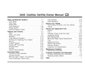 2005 Cadillac Deville OM