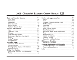 2005 Chevrolet Express OM