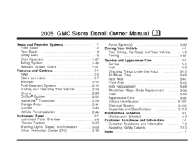 2005 GMC Sierra Denali OM