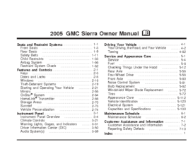 2005 GMC Sierra OM