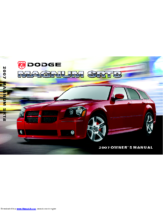 2007 Dodge Magnum SRT8 OM