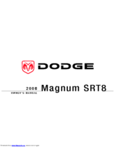 2008 Dodge Magnum SRT8 OM