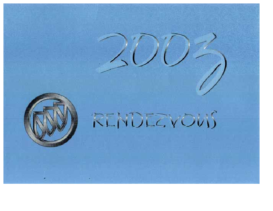 2003 Buick Rendezvous OM