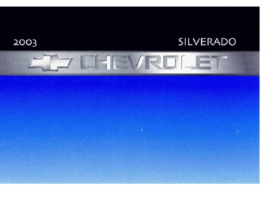 2003 Chevrolet Silverado OM