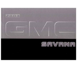 2003 GMC Savana OM