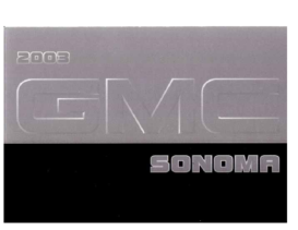 2003 GMC Sonoma OM