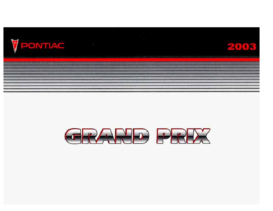 2003 Pontiac Grand Prix OM