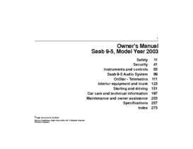 2003 Saab 9-5 OM
