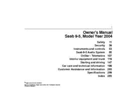 2004 Saab 9-5 OM