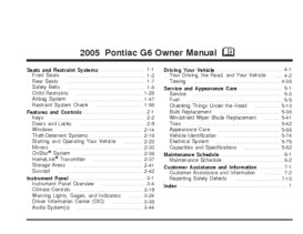 2005 Pontiac G6 OM
