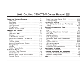 2006 Cadillac CTS OM