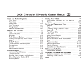 2006 Chevrolet Silverado OM