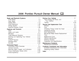 2006 Pontiac Persuit OM