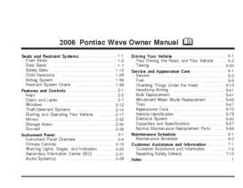 2006 Pontiac Wave OM