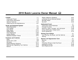 2010 Buick Lucerne OM