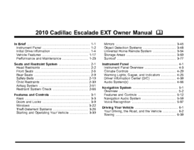 2010 Cadillac Escalade EXT OM
