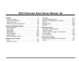 2010 Chevrolet Aveo OM