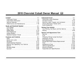 2010 Chevrolet Cobalt OM