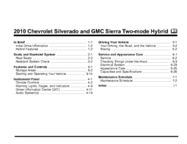 2010 Chevrolet Silverado Hybrid OM