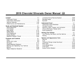 2010 Chevrolet Silverado OM