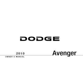 2010 Dodge Avenger OM