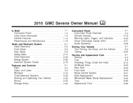 2010 GMC Savana OM