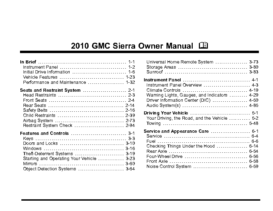 2010 GMC Sierra OM